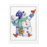 Snowman Postcard
