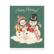 The MUSEUM Artist Series Snowman postcards