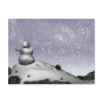 Snowman Postcard