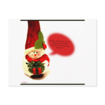 Snowman Postcard