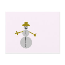 snowman postcards