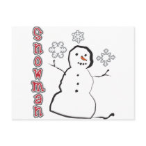 Snowman Postcards