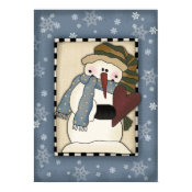 Snowman Poster print
