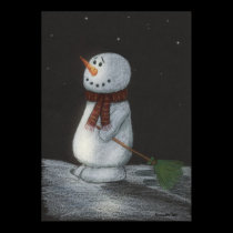 Snowman Poster posters