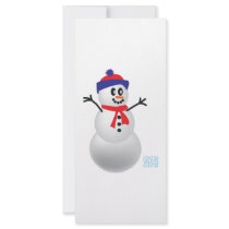 Snowman rack cards