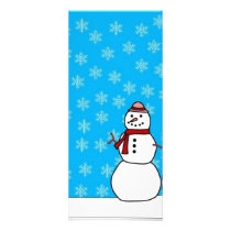 Snowman rack cards