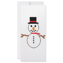 snowman rack cards