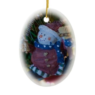 Snowman Santa Ornament ornament