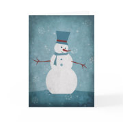 Snowman creative christmas cards