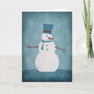 Snowman/Season's Greetings card