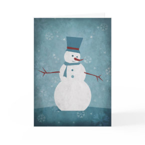 Snowman/Season's Greetings Greeting Card