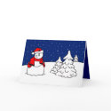 Snowman Season's Greetings Holiday Card