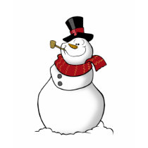 Snowman Shirt Red by adrianropp Snowman Shirt Red