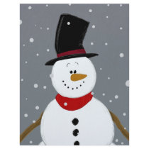 Snowman - Silver Personalized Letterhead