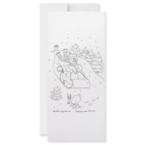 Snowman Sleigh rack cards by online_coloring Snowman Sleigh rack cards