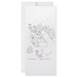 Snowman Sleigh rack cards