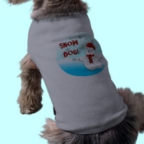 Snowman Snow Dog Pet Clothing pet clothing