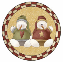Snowman Snowbabies Ornament photo sculptures