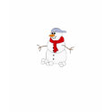 Snowman Snowball fight! t-shirts