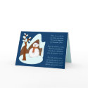 Snowman Soup Greeting Card