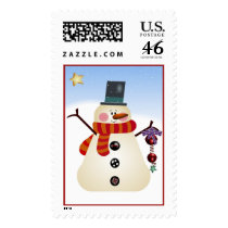 Snowman Stamp by TitchyWitchy Snowman Stamp