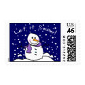 Snowman Stamps stamp