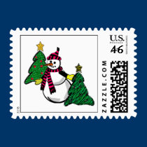 Snowman Stamps by raynbow_smile Snowman Stamps