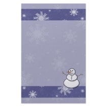 Snowman Stationary stationery
