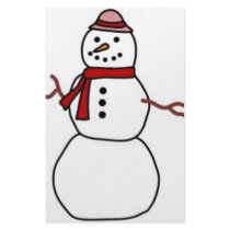 snowman stationery