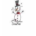 Snowman Stick Figure Shirt by stick_figures Snowman Stick Figure Shirt