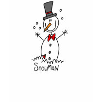 Snowman Stick Figure Shirt by stick_figures Snowman Stick Figure Shirt