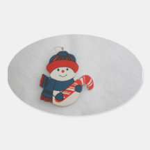 Snowman sticker