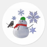 Snowman Sticker