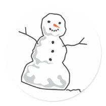 Snowman Stickers