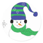 Snowman stickers