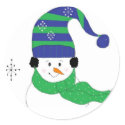 Snowman stickers