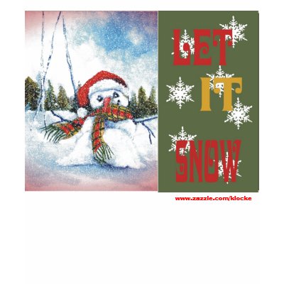 Snowman Tee T Shirt by klocke