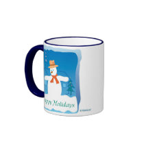 Snowman Time mugs