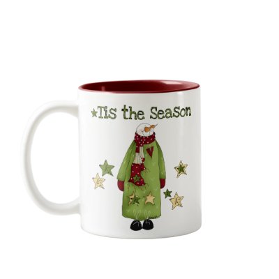 Snowman Tis the Season Mug by christmasshop
