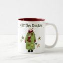 Snowman Tis the Season mugs