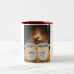 Snowman Toasting mugs
