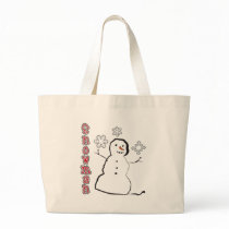 Snowman Tote Bag