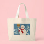 Snowman Tote Bag