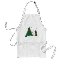 Snowman & Tree aprons