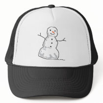 Snowman Trucker Hat