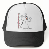 Snowman Trucker Hats