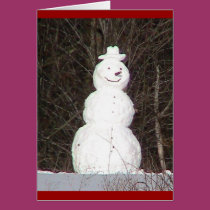 Snowman ( WestCreek) Holiday Card cards