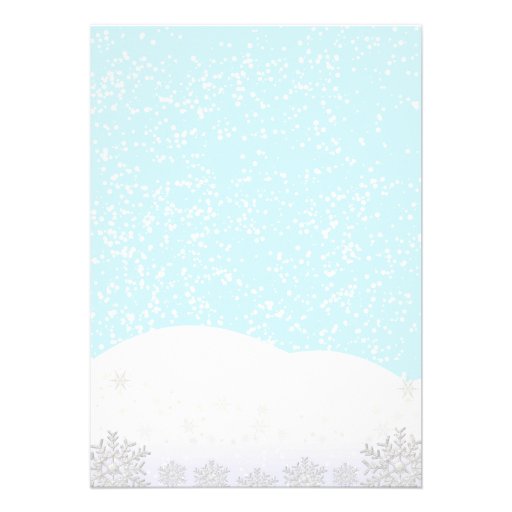 Snowman Winter Wonderland Photo Birthday Custom Personalized Invites