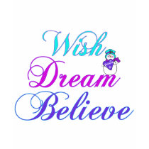 Snowman Wish Dream Believe Long Sleeve Shirts