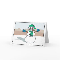 Snowman With Gloves cards by wislander Snowman With Gloves cards